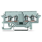 WAGO - Bauelementklemme, 4 Leiter, mit Diode 1N4007, grau
