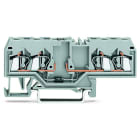 WAGO - Bauelementklemme, 4 Leiter, mit Diode 1N4007, grau