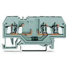 WAGO - Bauelementklemme, 3 Leiter, mit Diode 1N4007, grau