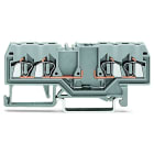WAGO - Bauelementklemme, 4 Leiter, mit Diode 1N4007, grau