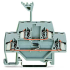 WAGO - Bauelementklemme, Doppelstock, mit Diode 1N4007, grau