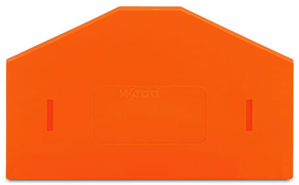 WAGO - Trennwand, 2mm dick, überstehend, orange