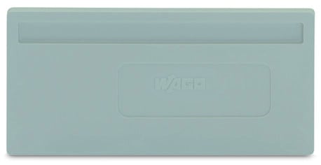 WAGO - Trennwand, 2mm dick, überstehend, grau