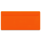WAGO - Trennwand, 2mm dick, überstehend, orange