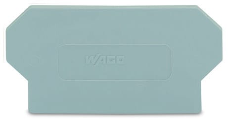 WAGO - Trennwand, 2mm dick, überstehend, grau