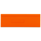 WAGO - Trennwand, 2mm dick, überstehend, orange