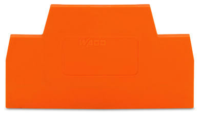 WAGO - Abschluss- und Zwischenplatte, 2,5mm dick, orange