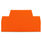 WAGO - Abschluss- und Zwischenplatte, 2,5mm dick, orange