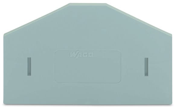 WAGO - Trennwand, 2mm dick, überstehend, grau