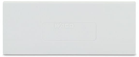 WAGO - Trennwand, 2mm dick, überstehend, lichtgrau