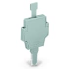 WAGO - Sicherungsstecker, mit Lasche, für G-Sicherungseinsätze 5x20mm und 5x25mm, grau