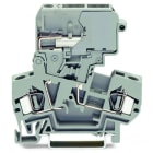 WAGO - 2-Leiter-Trennklemme, für Tragschiene 35x15 und 35x7, 5, 4mm², grau