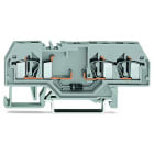 WAGO - Bauelementklemme, 3 Leiter, mit Diode 1N4007, grau