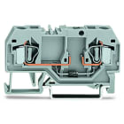 WAGO - Bauelementklemme, 2 Leiter, mit Diode 1N4007, grau