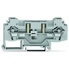 WAGO - 2-Leiter-Trenn- und Messklemme, mit Prüfmöglichkeit, für Prüfstecker Ø 4mm, grau