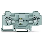 WAGO - 2-Leiter-Trenn- und Messklemme, für Tragschiene 35x15 und 35x7, 5, 6mm², grau