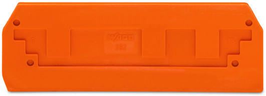 WAGO - Abschluss- und Zwischenplatte, 2,5mm dick, orange