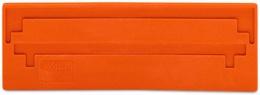 WAGO - Trennwand, 2mm dick, überstehend, orange
