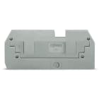 WAGO - Reduzierabdeckplatte, 1mm dick, in Verbindung mit 2-Leiter-Klemmen 282-901, grau