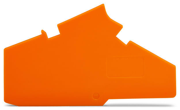 WAGO - Abschluss- und Trennplatte, 1,5mm dick, orange