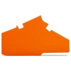 WAGO - Abschluss- und Trennplatte, 1,5mm dick, orange