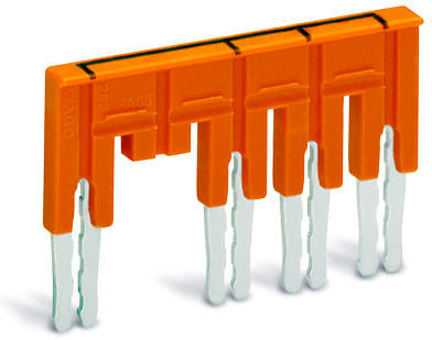 WAGO - Brücker, isoliert, orange