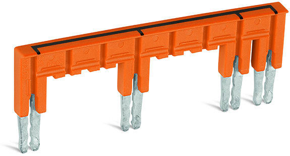 WAGO - Brücker, isoliert, orange