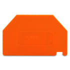 WAGO - Trennwand, 2mm dick, überstehend, orange