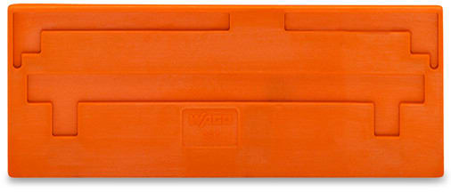 WAGO - Trennwand, 2mm dick, überstehend, orange