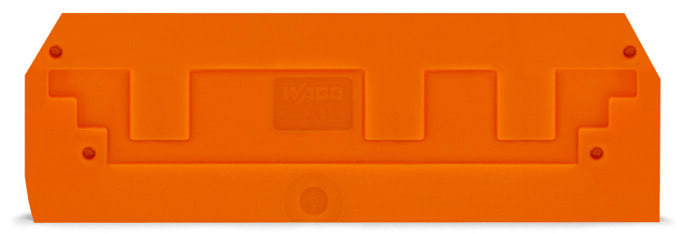 WAGO - Abschluss- und Zwischenplatte, 2,5mm dick, orange