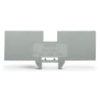 WAGO - Reduzierabdeckplatte, 1mm dick, in Verbindung mit 4-Leiter-Klemmen 280-633, grau