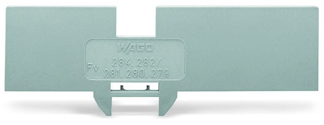 WAGO - Reduzierabdeckplatte, 1mm dick, in Verbindung mit 4-Leiter-Klemmen 279-831, 280-833 und 281-652, orange
