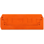 WAGO - Abschluss- und Zwischenplatte, 2,5mm dick, orange
