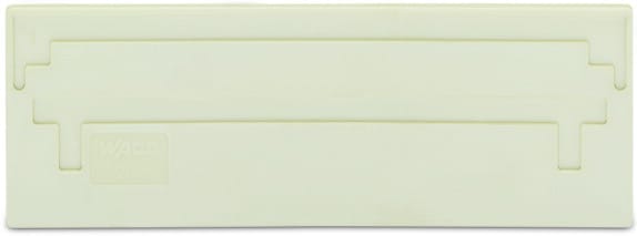 WAGO - Trennwand, 2mm dick, überstehend, lichtgrau