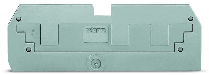 WAGO - Reduzierabdeckplatte, 1mm dick, in Verbindung mit 3-Leiter-Klemmen 284-681, grau
