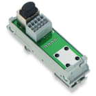 WAGO - Übergabemodul, RJ-45, Leiterplattenklemmen