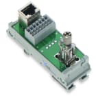WAGO - Übergabemodul, RJ-45, mit Leistungskontakten