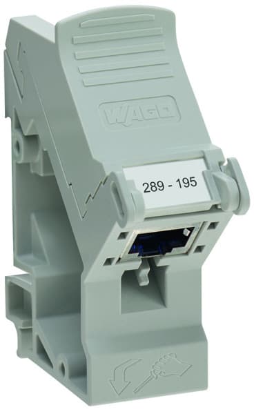 WAGO - Übergabemodul, RJ-45, Schneidklemmtechnik