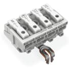WAGO - Leuchtenanschlussklemme, Drücker extern, für Linect®, weiß