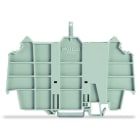 WAGO - Abdeckprofilträger, Typ 3, inkl. Fixier- Verriegelungsschrauben+Rändelmutter, grau