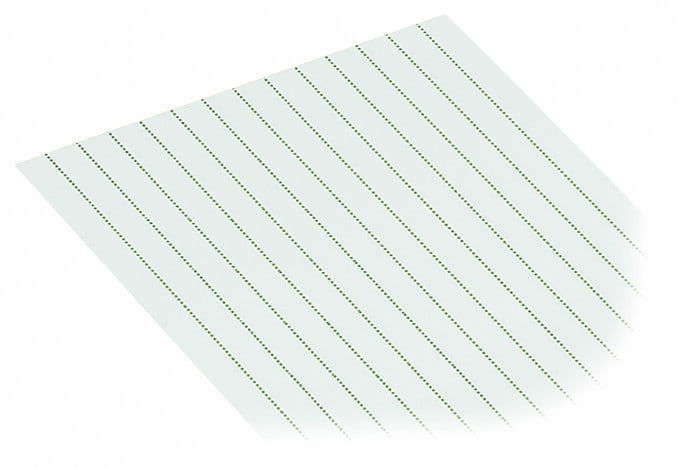 WAGO - Beschriftungsstreifen, für Laserdrucker, weiß