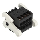 WAGO - 1-Leiter-Federleiste- 2-reihig, CAGE CLAMP®, 1,5mm², schwarz