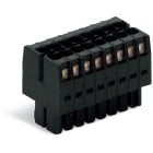 WAGO - 1-Leiter-Federleiste- 2-reihig, CAGE CLAMP®, 1,5mm², schwarz