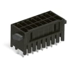 WAGO - THR-Stiftleiste, 2-reihig, Lötstift 0,8x0,8mm, gerade, schwarz
