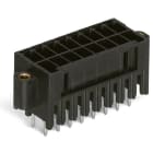WAGO - THR-Stiftleiste, 2-reihig, Lötstift 0,8x0,8mm, gerade, schwarz
