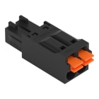 WAGO - 1-Leiter-Federleiste, Drücker, 1,5mm², schwarz