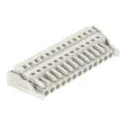 WAGO - 1-Leiter-Federleiste, CAGE CLAMP®, 2,5mm², lichtgrau