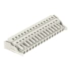 WAGO - 1-Leiter-Federleiste, CAGE CLAMP®, 2,5mm², lichtgrau