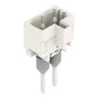 WAGO - Stiftleiste für Reihenklemmen, Stifte 1, 2x1, 2mm, gerade, lichtgrau