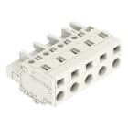 WAGO - 1-Leiter-Federleiste, CAGE CLAMP®, 2,5mm², lichtgrau